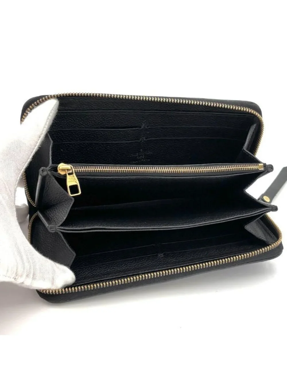 Louis Vuitton Wallet Zippy Monogram Black